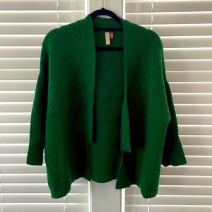 Green Cardigan from Anthropologie